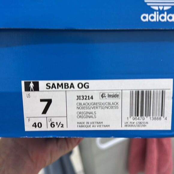Sold!! Adidas Samba OG Men's Shoes - Black and Gray size 7 men 8 woman’s- - Picture 11 of 14